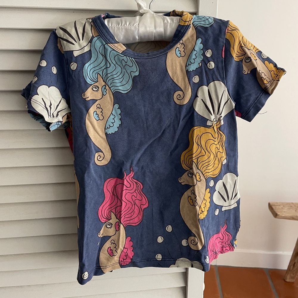 Mini Rodini Seahorse T-Shirt size 2-3T